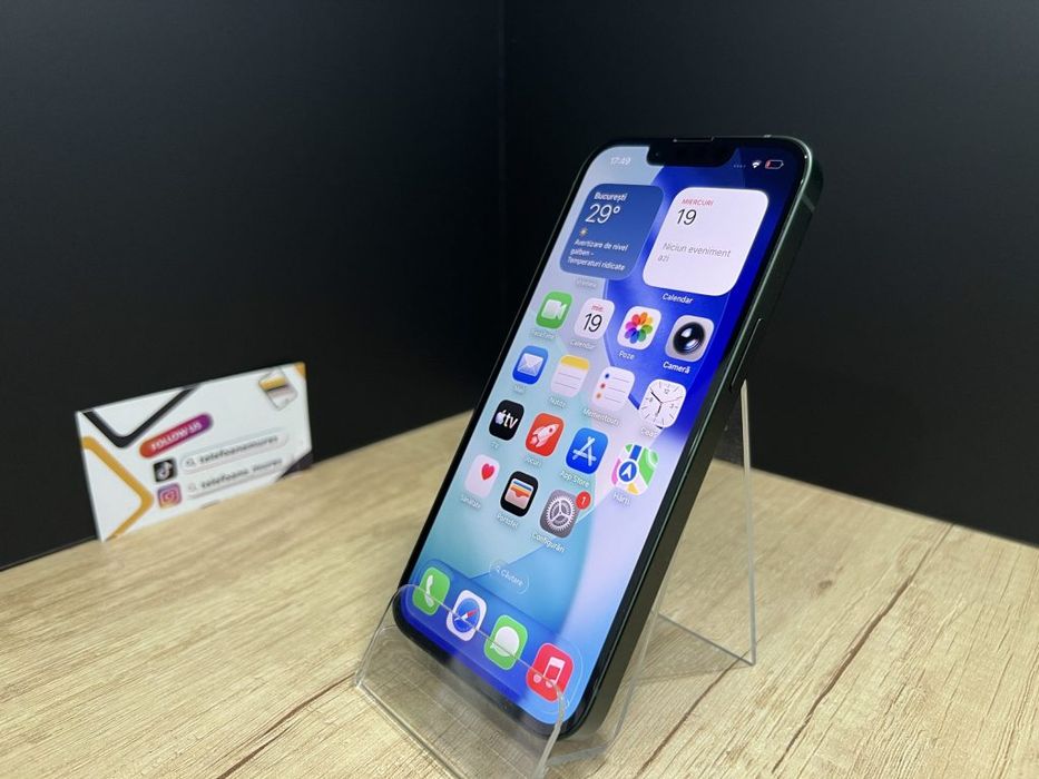 iPhone 13 128Gb Green Second-Hand 3 ani garanție, Telefoane Mures