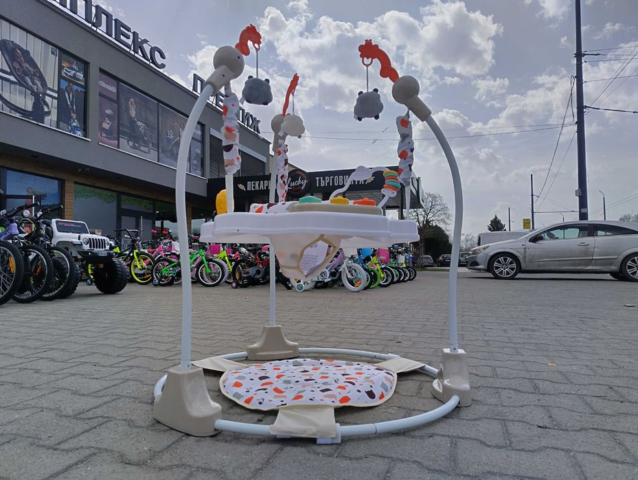 MONI Детско бънджи MAGIC FUN бежов