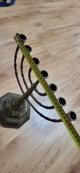 Менора голям бронзов свещник