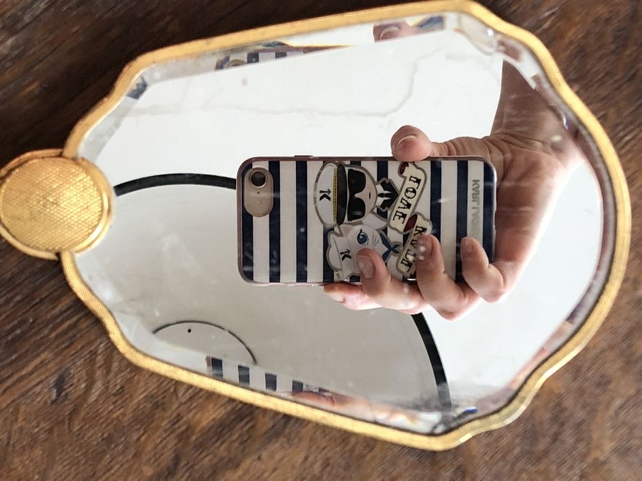 Oglinda antica masuta de toaleta dama pt frumusete