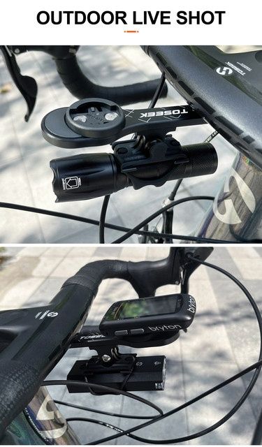 Suport aluminiu ghidon aero bicicleta cursiera Garmim Giant Bryton Gps
