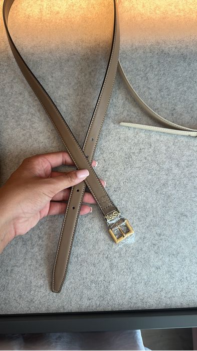Curea piele naturala ysl