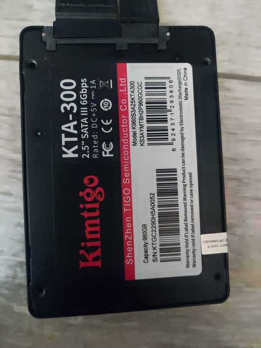 SSD Kimtigo 960GB