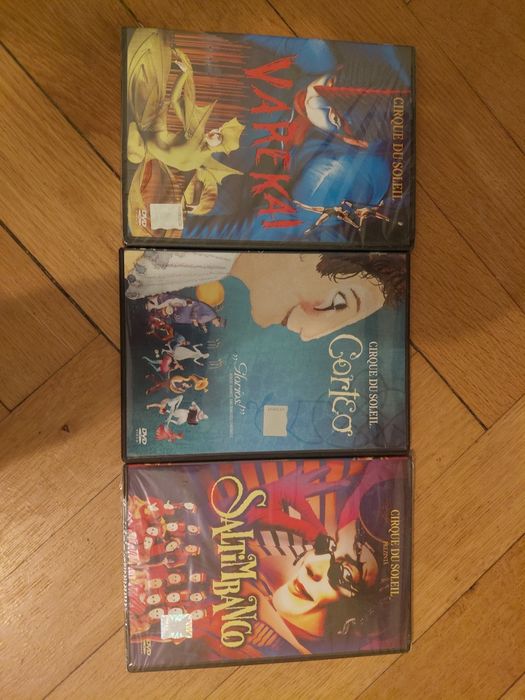 Lot DVD uri Cirque du Soleil
