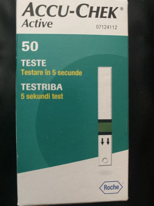 Teste Glicemice Accu Chek Active