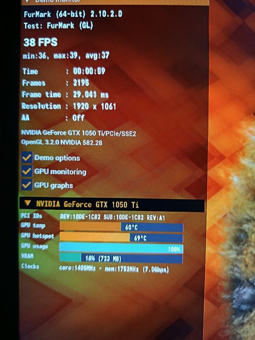 Видеокарта Gtx 1050TI