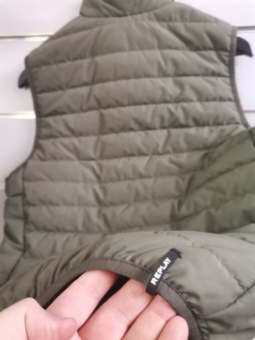 Оригинална грейка Replay S нова мъжка зелена гъзарска