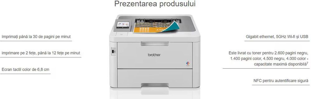 Brother HL L8240CDW Color Nou Sigilat. Wi Fi 1400 lei