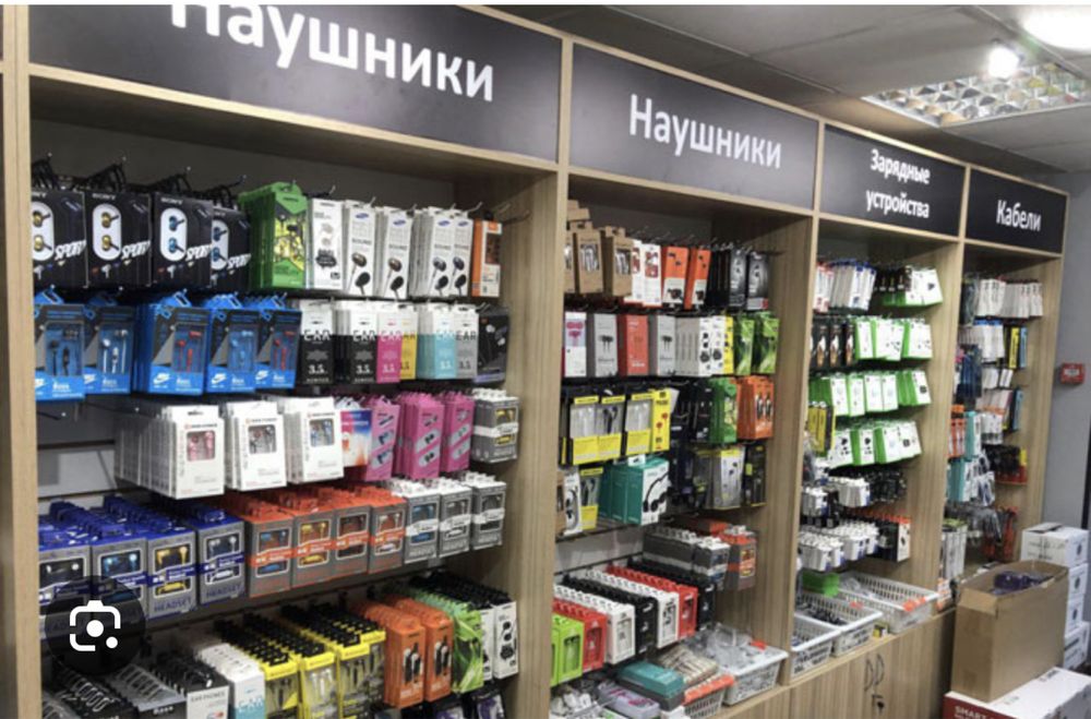 витрины для сотовых аксессуаров