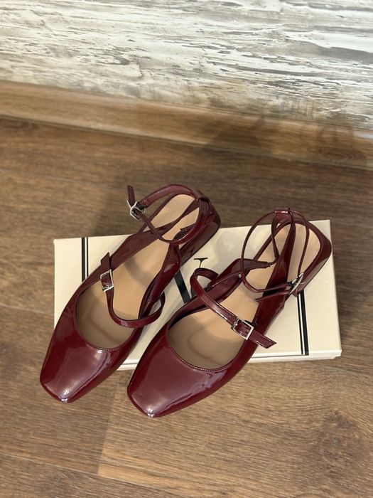 Вишневые балетки 37 НОВЫЕ