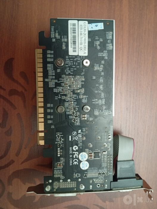 Видеокарта GT630 2G 3800-DBLA хорошо работает,  1 раз использовал