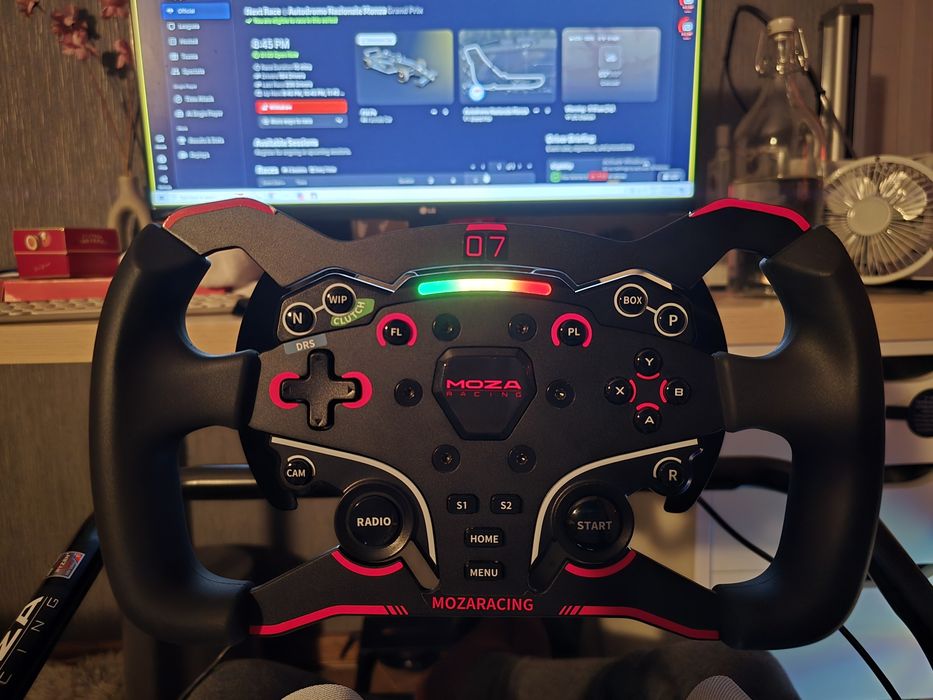 Moza es wheel + es formula wheel mod волан за моза база