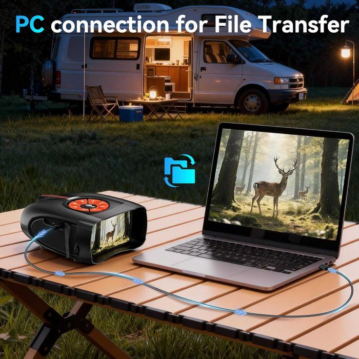 Цифровой инфракрасный бинокль с ночным видением 4K BMDSAE