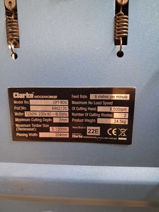 Абрихт щтрайхмус Clarke 204 мм