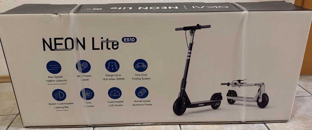 Trotineta electrica OKAI neon lite ES10 Black NOU sigilata