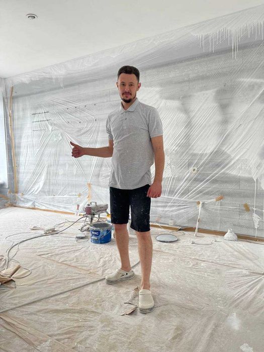 Покраска стен и потолков