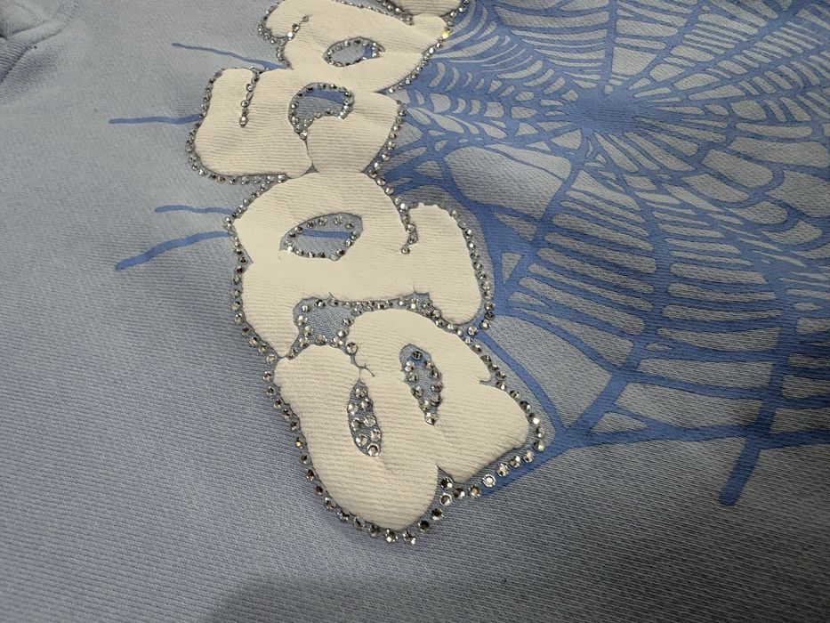 Spider hoodie/ blue