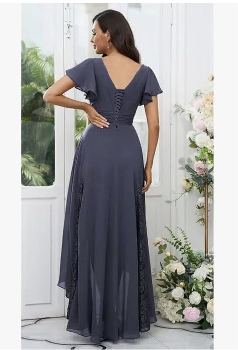 Платье вечернее цвет тифани