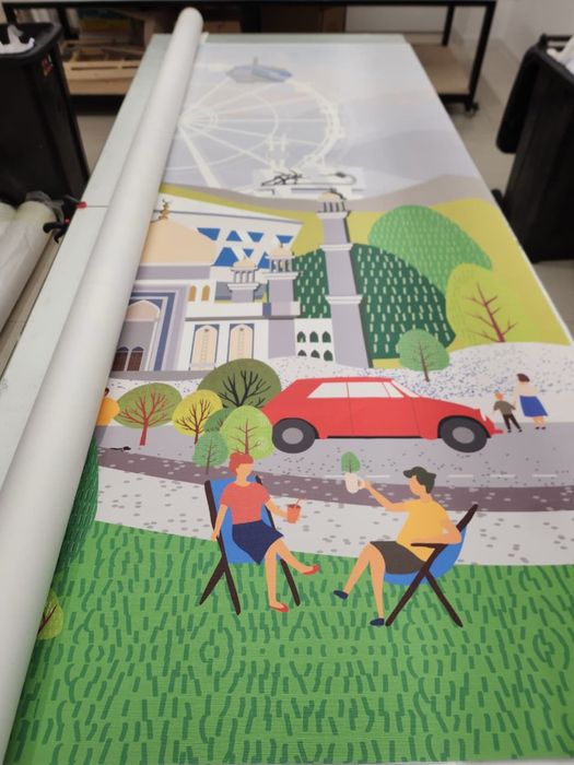 Бесшовные фотообои.