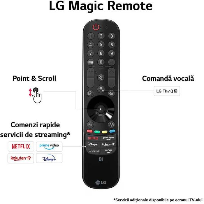 Televizor Smart TV LG OLED evo 55C41LA 139 cm 4K Ultra HD 100Hz PS5 garantie 2 ani