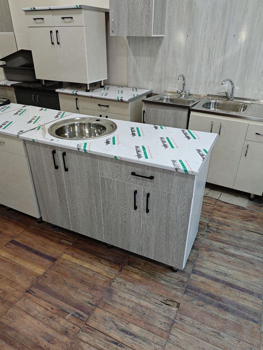 Мойка рабочи стол раковина шкаф кухонная мебил мойка для кухни