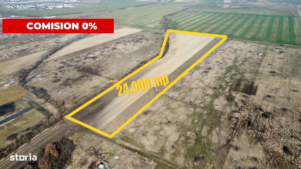 Teren pentru parcelare- oportunitate investitie- Mosnita- Comision 0%