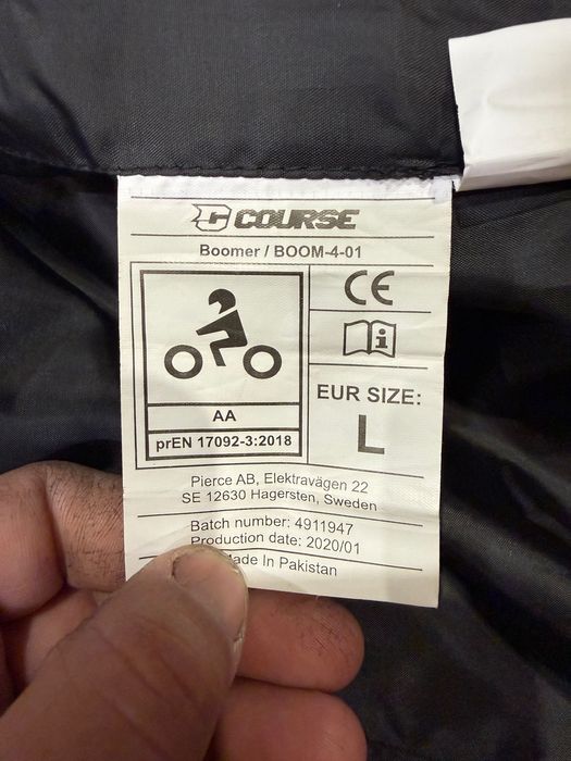 Мото яке кожено L