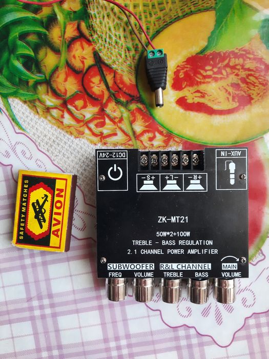 Усилитель 2+1 на12-24в