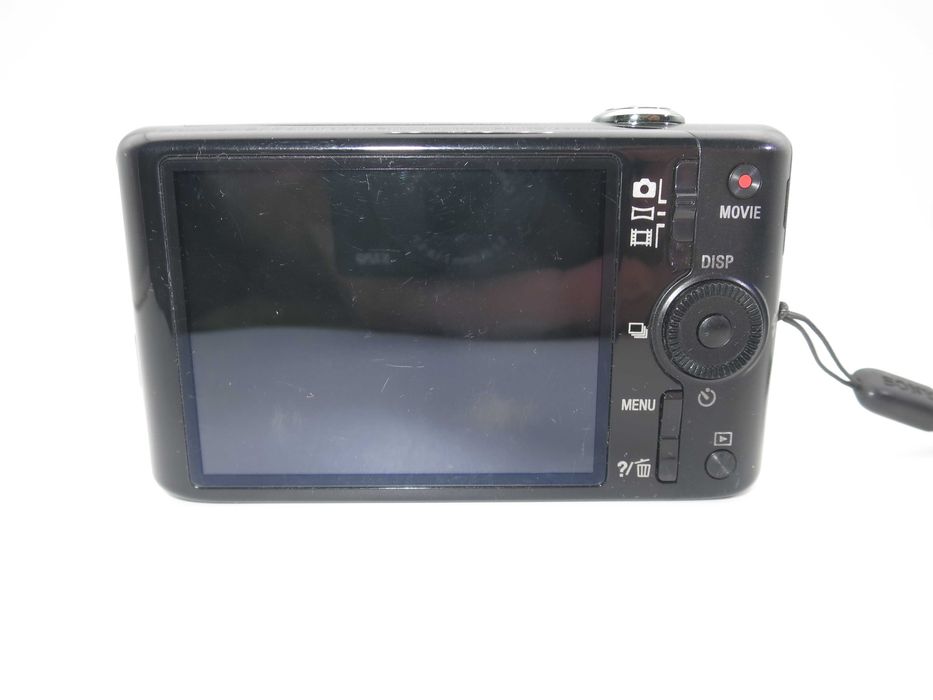 Sony Cyber Shot WX100 ултра компактен цифров фотоапара, дигитална камера в черен цвят, FULL-HD, 10x оптичен зум, 16MP, пълен комплект, работи отлично
