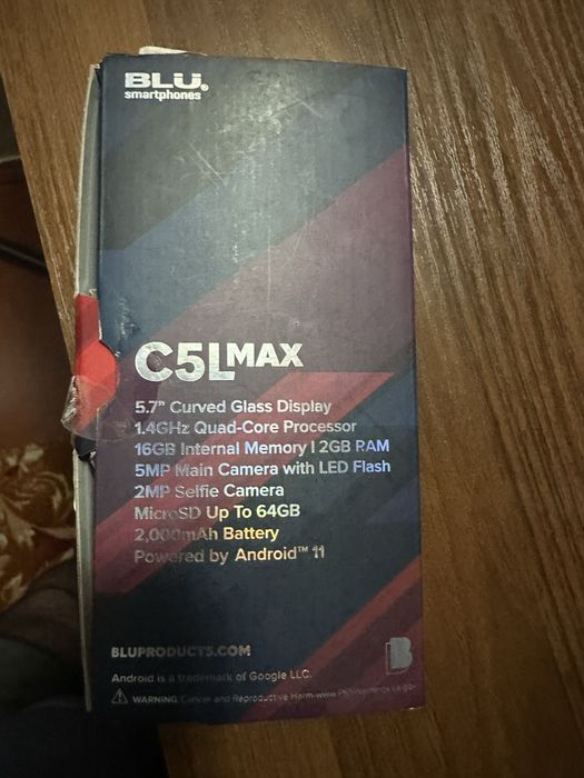 BLU  C5L MAX смартфон