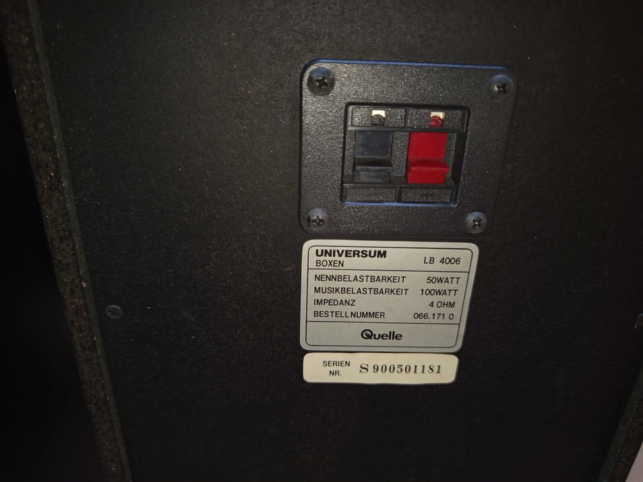 Set 2 boxe podea 2 cai 100W 4Ohm model Universum LB 4006