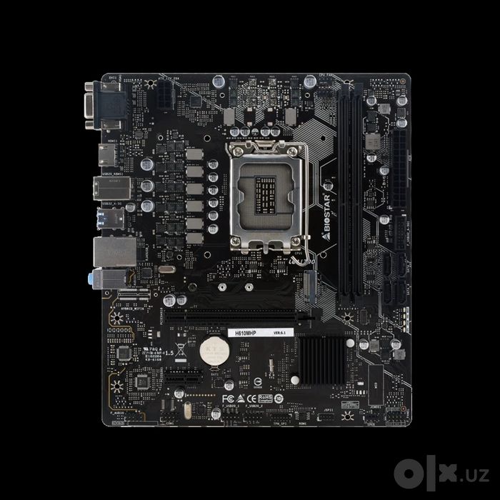 Biostar H610MHP DDR4 материнская плата