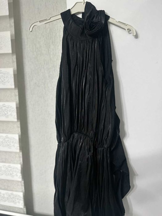 Черна къса рокля