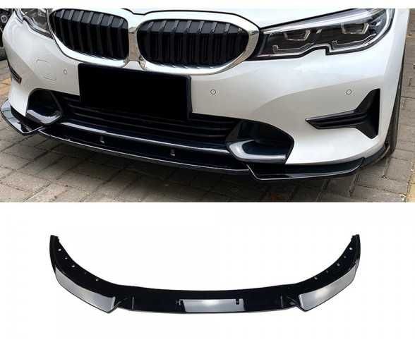 Prelungire Lip Bara Fata Normala BMW Seria 3 G20 G21, Negru Lucios