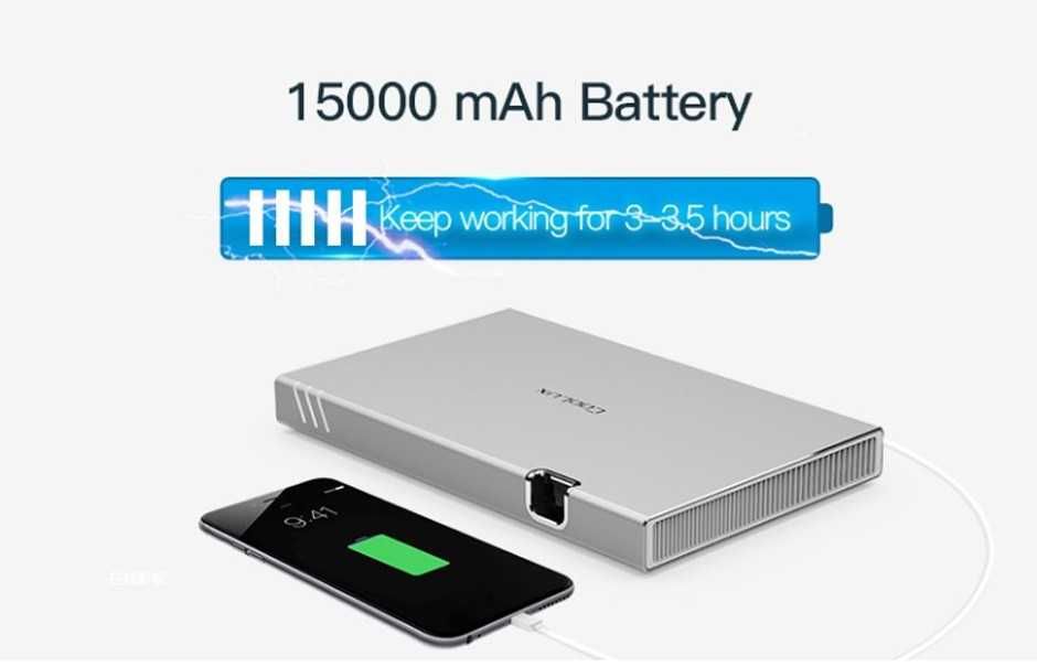 Преноси мини видео проектор Full HD/Домашно кино/Теливизор ЛЕД/Android