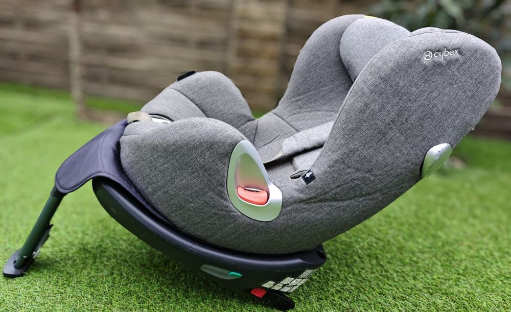 Scaun auto Cybex Sirona Platinum, rotativ 360°, gri – stare bună