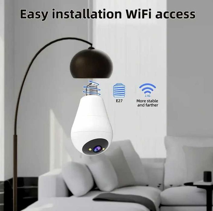Акция. WIFI камера на патрон