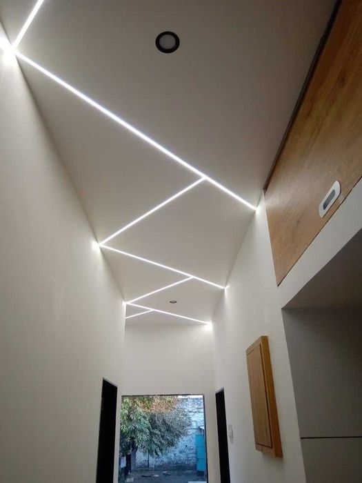 Подсветка ступени стен и потолков.