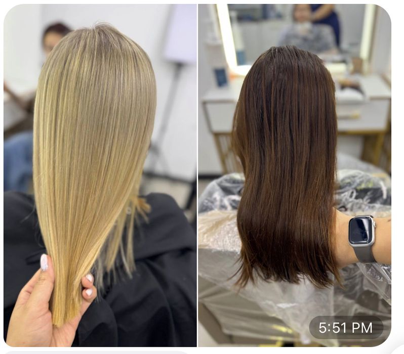 Окрашивание волос недорого!