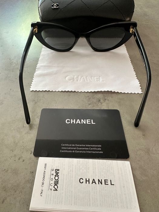 Слънчеви очила котешка форма Chanel