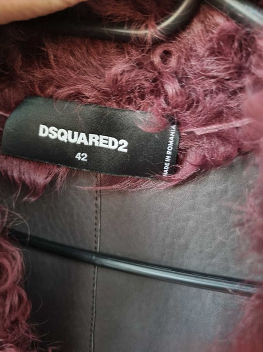 Geaca dama cojocel Original  Dsquared2 de peiele