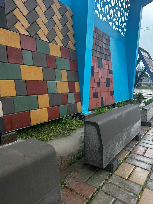 Брусчатка , поребрик, тротуарная плитка