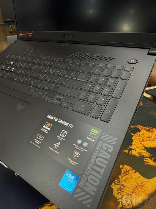 ASUS TUF Gaming F17/Igrovoy noutbuk/Intel Core7 / 1-Zone RGB Backlit