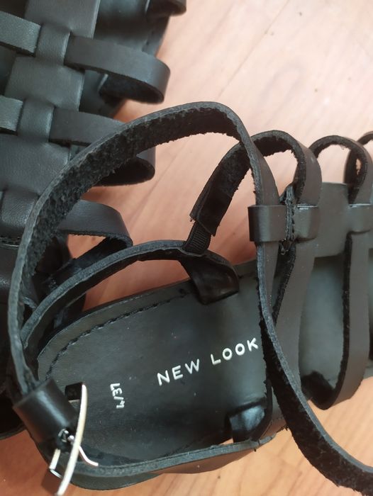 Sandale damă new look din piele măsura 37 noi