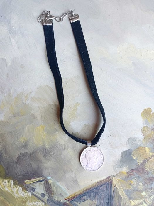 Choker moneda argint