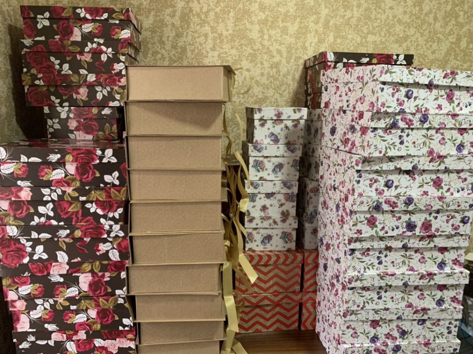 Коробки подарочные. Наполнители для коробок