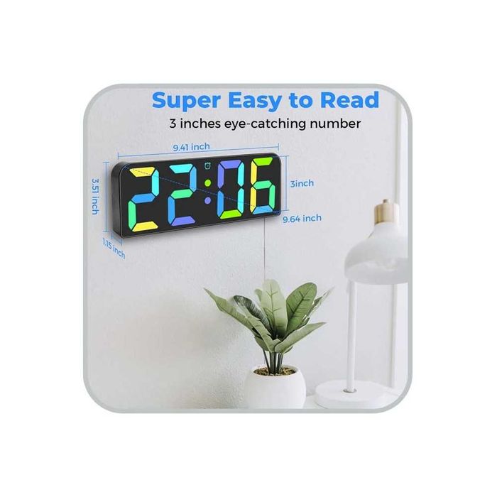 LED часовник с дистанционно