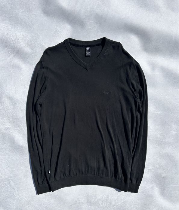 Pulover Oakley V-Neck barbati toamna negru marimea XL slim fit ca NOU