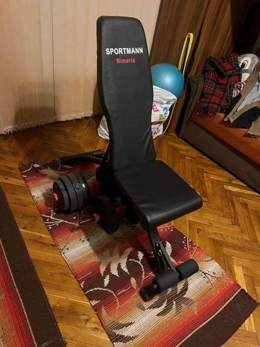 регулируема фитнес лежанка