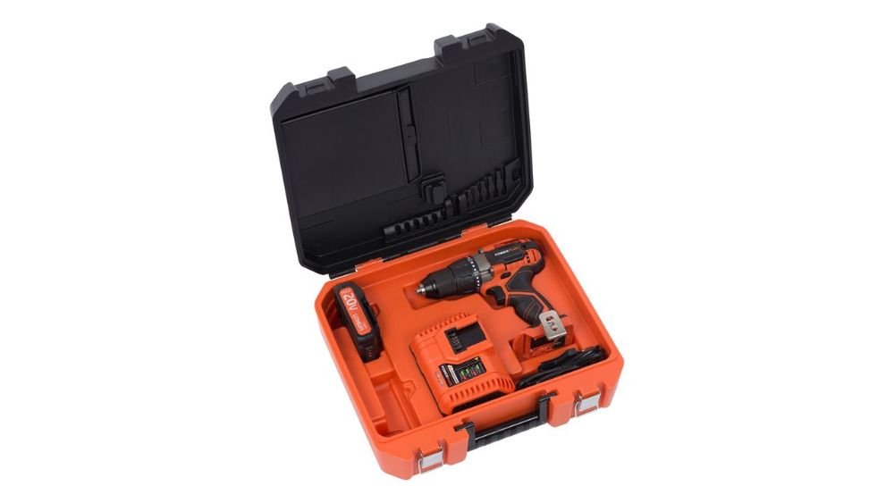 Акция!Акумулаторна бормашина POWDP1515 20V Li! Стара цена 302,82лв!